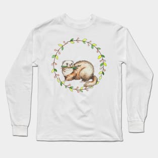 ferret-artist Long Sleeve T-Shirt